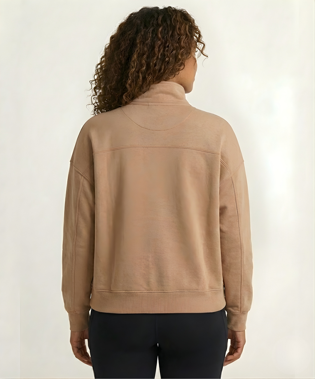 Elevate Oversized Funnel-Neck Half Zip