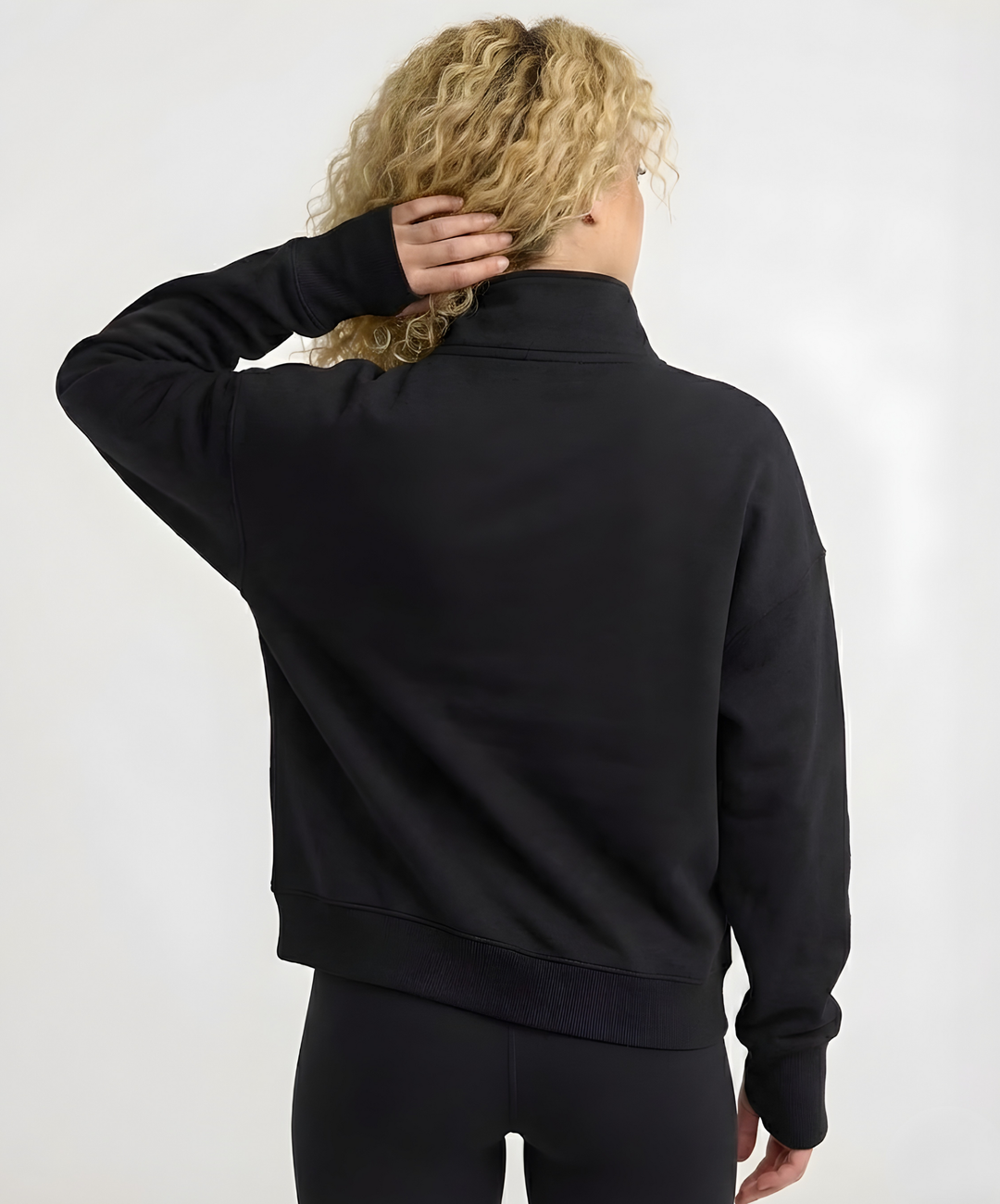 Elevate Oversized Funnel-Neck Half Zip