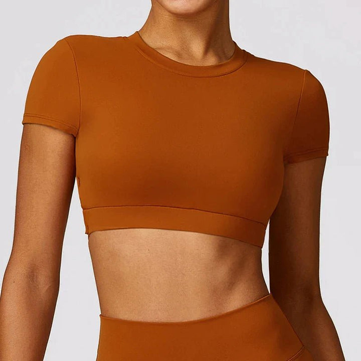 Backless Cropped Tee